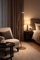 6 stk. frandsen bespoke cap floor lamp messing 127389