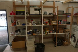 Indhold i reol, printer følger ikke med 