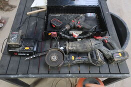 Bajonetsav, vinkelsliber, skruemaskine WURTH