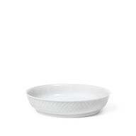 2 stk. Lyngby Porcelæn Rhombe tallerken hvid 16 cm