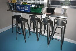 Bardisk inkl. 5 stk. stole  