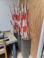 Markeringspinde inkl. rør