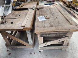 2 stk. arbejdsborde i træ
