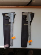 2 stk. MITUTOYO skydelære 