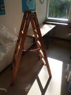 5 trins JUMBO wienerstige i træ 1,4m