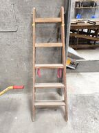 5 trins JUMBO wienerstige i træ 1,4m