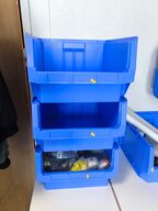 Systemkasser m. indeholder (handsker m.v.)