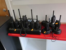 9 stk. MOTOROLA DP1400 håndradioer inkl. ladestandere