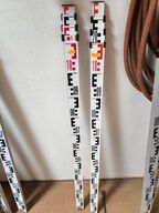 2 stk. teleskop stadier/målepinde