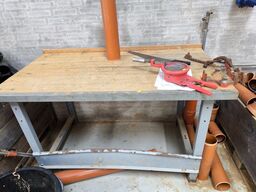 Filebænk m. RIDGID kæberørholder