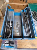 Værktøjskasse stål inkl. indhold