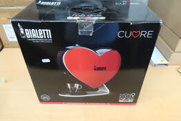 BIALETTI Red Heart Espresso Cuore Manuel Kapsel kaffemaskine
