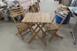 Terassebord med 2 stk. stole
