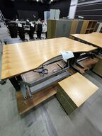 2 Skrivebord Bondo, hævesænke, +skuffesektion