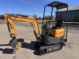 Laston mini graver med 14 hk benzin B&S motor