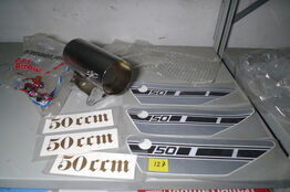 Dele t/Yamaha FS1, klistermærker, luftfilterhus