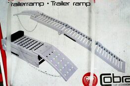 2 stk. foldbare trailerramper, 2x340kg