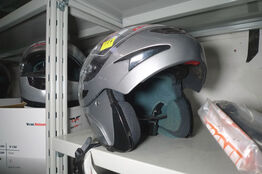 Str. M styrthjelm, flip-up