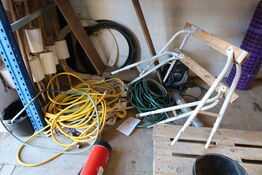 Div. Vandslanger, 2 stk. bukke, samt dunk