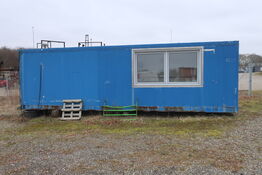 Mandskabscontainer m. indhold