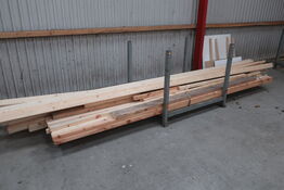 Opbevaringsstativ med div. Træ