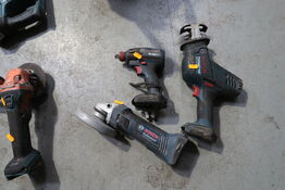 3 stk. akku håndværktøj BOSCH