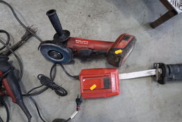 Akku vinkelsliber HILTI AG 125-A22 med batteri og lader