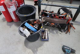 Værktøjstaske med div. Værktøj m.m.