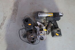 Akku radialpresse REMS 578001 med batteri, lader m.m.