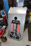 Sækkevogn samt rampe