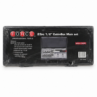 1 stk. FORCE Topnøglesæt, 23 dele, ½”