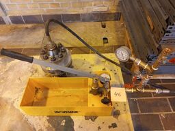 Pressure test setup