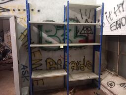 Metal bookcase