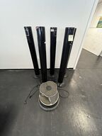 Fem ventilatortårne og en elefantfod