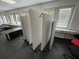 Seks støjskærme, assorterede