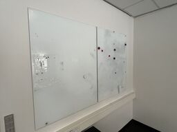 Tre store glastavler. 