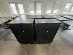 Seks kontorskabe, EFG. 