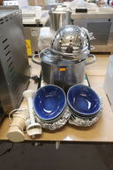 Skåle,gryde, vægt m.m.