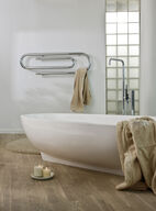 Strømberg Bad, Eclipse krom håndklædetørre til vand. Helt ny 1250x373