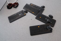 5 stk. tastaturer samt 6 stk. mus LOGITECH