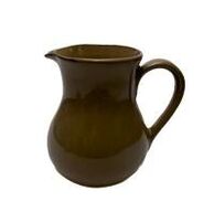 4 stk. Kande stentøj valnød 0,5 ltr Rustik