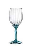 12 stk. Hvidvinsglas Florian m/ blå stilk 38 cl Restlager