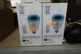 2 stk. pærer COLORS Music Bulb Bluetooth