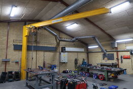 Svingkran Fodgaard med el talje Kiti 250kg