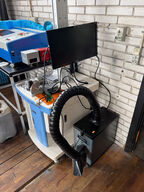 Lasergraveringsmaskine, HBS-GQ-30A m. mobiludsugning PIGGY