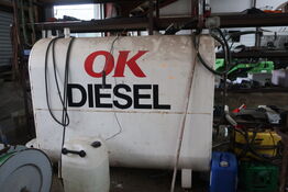 Dieseltank 1000 L inkl. pumpe
