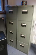 2 stk. arkivskabe i stål