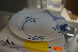 Tallerken ROYAL COPENHAGEN MEGA RIFLET