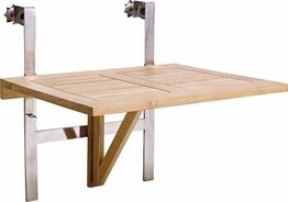 Cinas altanbord, teak, 65 x 51 cm 