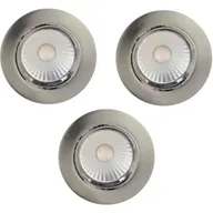 3 stk. nordlux dorado downlight 3 kit m. dæmp mat nikkel(ubrugt)